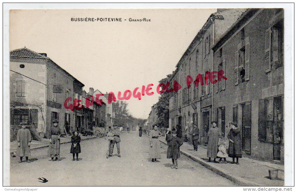 87 - BUSSIERE POITEVINE -  GRANDE RUE - Bussiere Poitevine