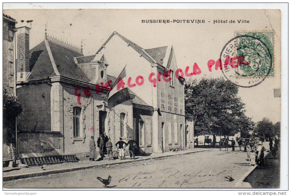 87 - BUSSIERE POITEVINE -  HOTEL DE VILLE - Bussiere Poitevine