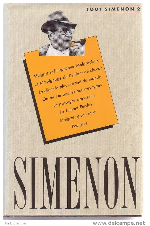 Simenon - Tome 2 - Edition France Loisir 1988 - Belgische Schrijvers