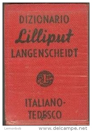 LANGENSCHEIDTS LILLIPUT DICTIONARY NO. 6, DIZIONARIO ITALIANO TEDESCO, ITALIAN GERMAN - Dictionaries