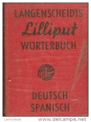 LANGENSCHEIDTS LILLIPUT DICTIONARY NO. 17, WORTERBUCH DEUTSCH SPANISCH, GERMAN SPANISH - Dictionnaires