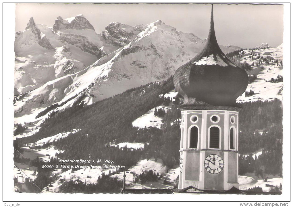 Österreich - Pfarrkirche Bartholomäberg Bei Schruns - Montafon - Vorarlberg - Schruns