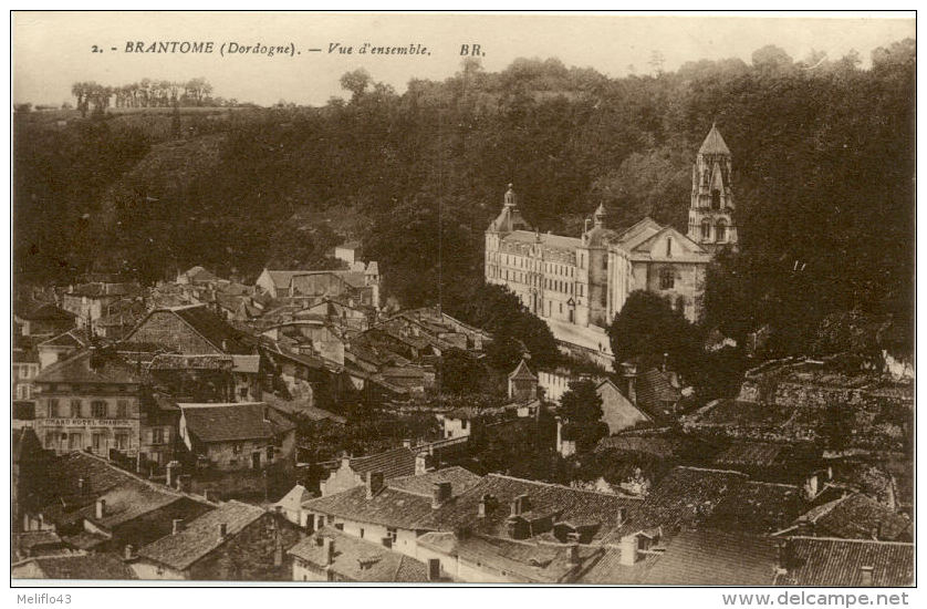 24/ CPA - Brantome - Vue D'ensemble - Brantome