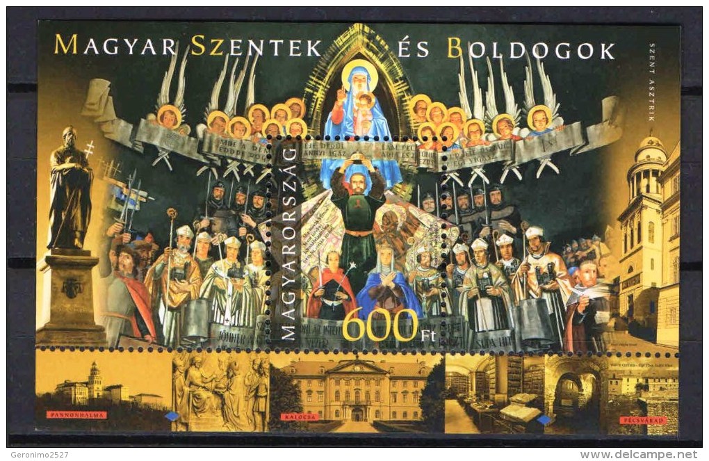 HUNGARY 2015 CULTURE History. The Hungarian SAINTS & BLESSED - Fine S/S MNH - Unused Stamps
