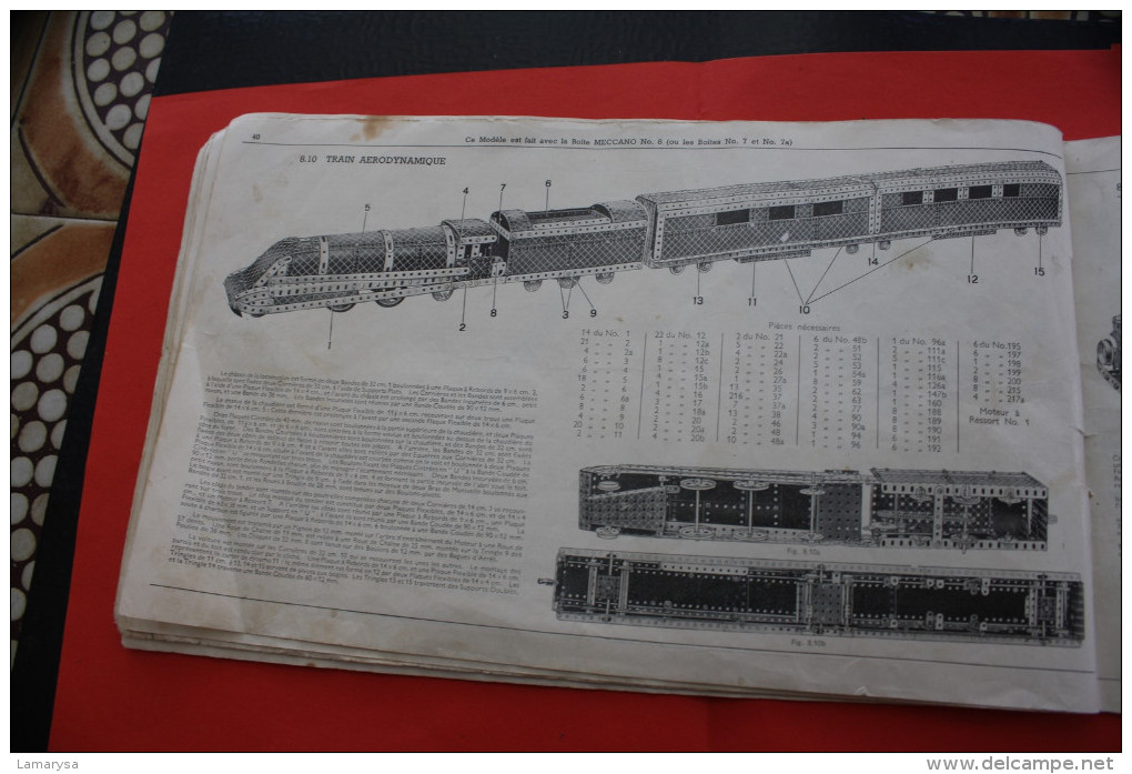 Catalogue Instructions NOTICE DE MONTAGE MECCANO-Jeux,Jouets-Jeux de construction-Pages Couverture manquante vendu état