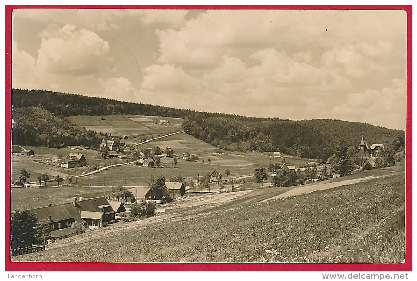Foto-AK ´Rehefeld-Zaunhaus = Altenberg´ (Erzgebirge) ~ 1958 - Rehefeld
