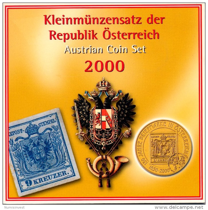 AUSTRIA - AUTRICHE - ÖSTERREICH OFFICIAL SCHILLING COIN SET 2000 - Autriche