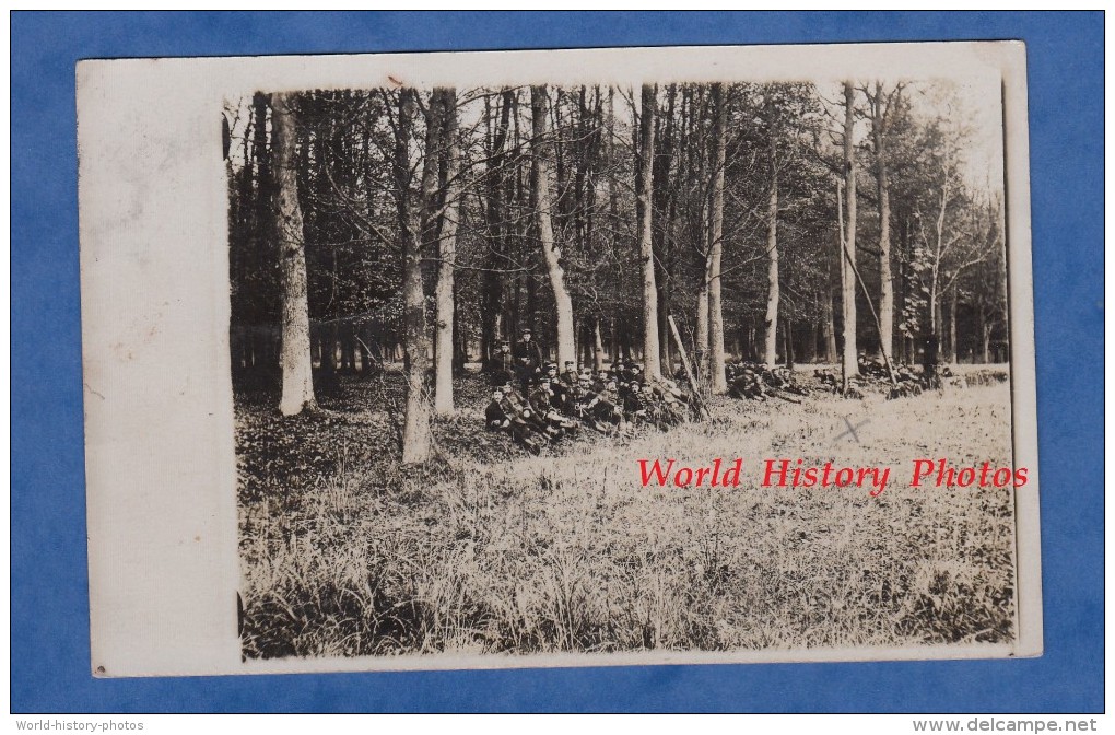 CPA Photo - MINDEN - Groupe De Militaire Allemand En Manœuvre - 7 Nov 1915 - WW1 Poilu German Military Cachet Feldpost - Minden