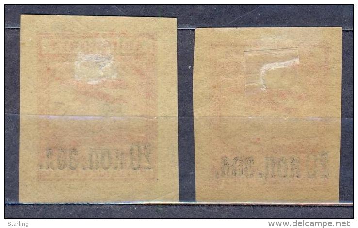 Russia USSR 1924 Mi# 270 Air Mail MH * Different Paper - Nuevos