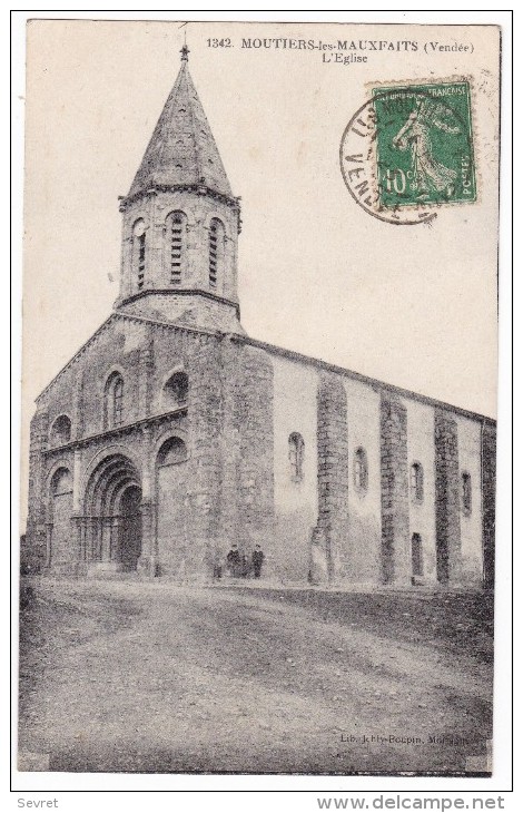 MOUTIERS LES MAUXFAITS. - L'EGLISE - Moutiers Les Mauxfaits