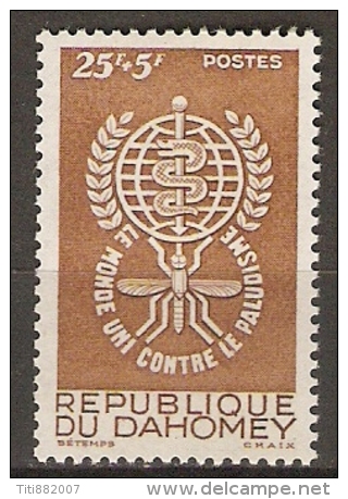 DAHOMEY.      1962.    Y&T N° 171 **.     Paludisme  /  Moustique  /   Maladie  /  Santé. - Bénin – Dahomey (1960-...)