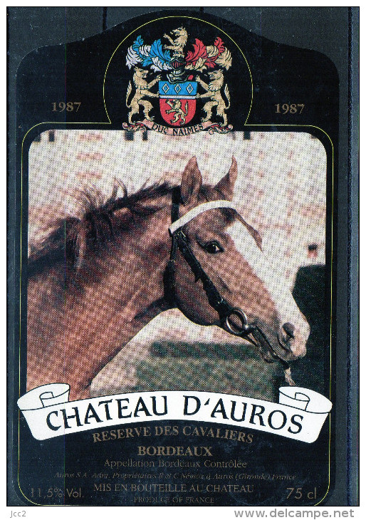 Sports - Cheveaux - Chateau D´Auros 1987 - Caballos