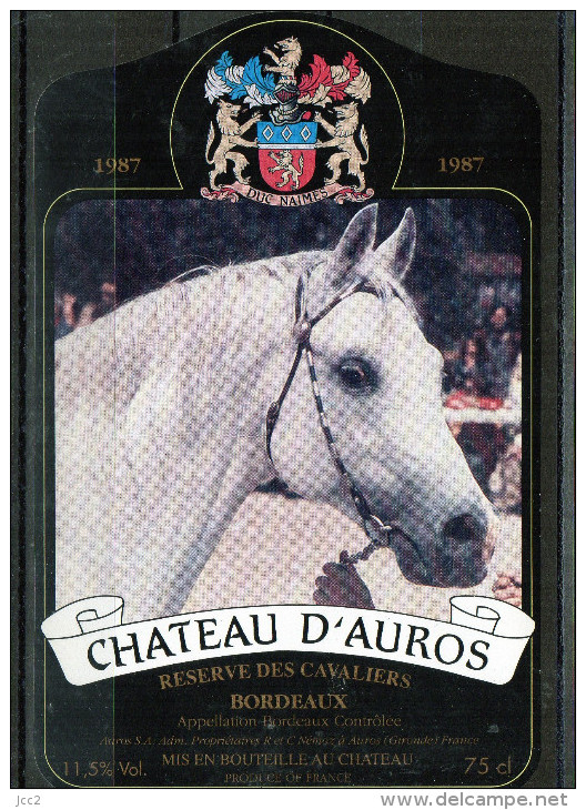Sports - Cheveaux - Chateau D´Auros 1987 - Chevaux
