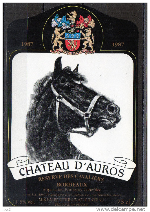 Sports - Cheveaux - Chateau D´Auros 1987 - Caballos