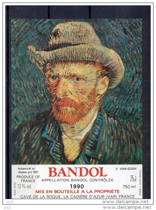 ART - PEINTRE Van Gogh (Autoportrait Au Chapeau) - Kunst