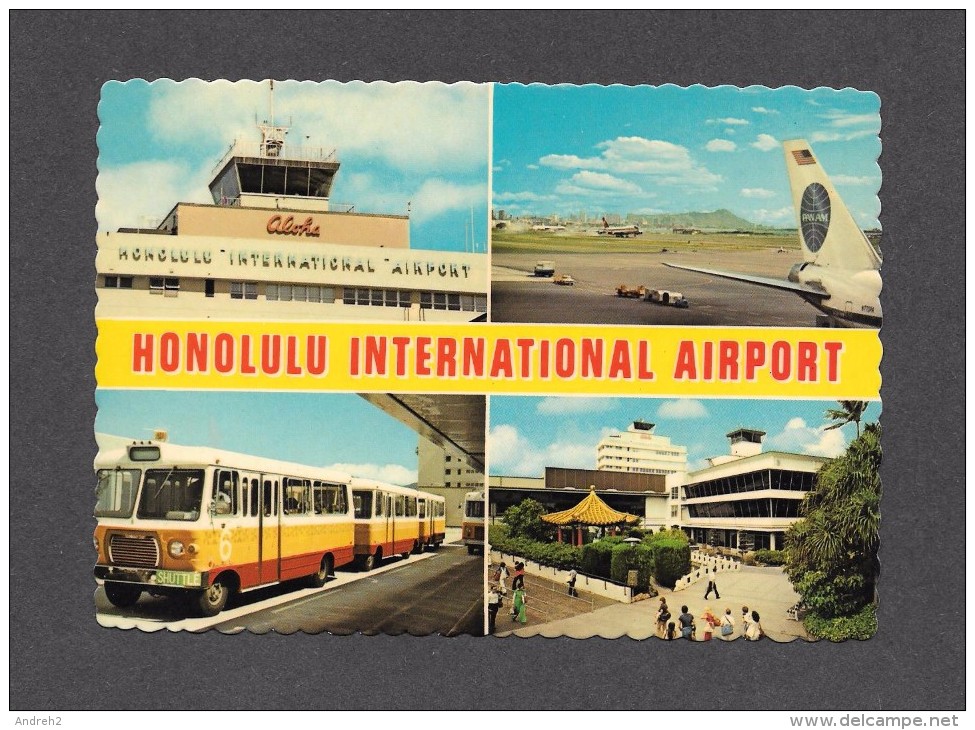 AÉRODROME - AIRPORT - AÉROPORT INTERNATIONAL HONOLULU AIRPORT - AVIONS  AVIATION - PHOTO BY BERT PHILLIPS - Aérodromes