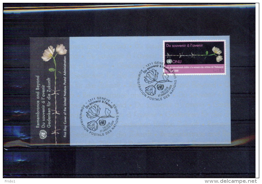 UN / UNO Geneva 2008 Michel 587 FDC - Covers & Documents