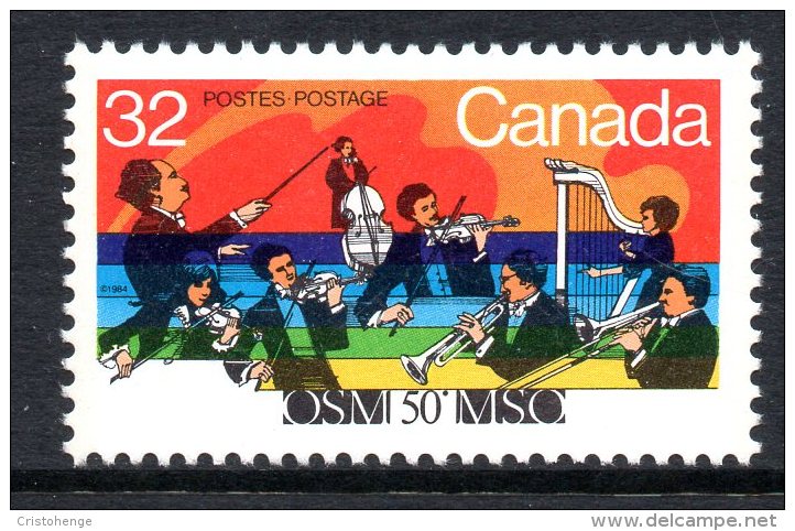 Canada 1984 50th Anniversary Of Montreal Symphony Orchestra MNH - Unused Stamps