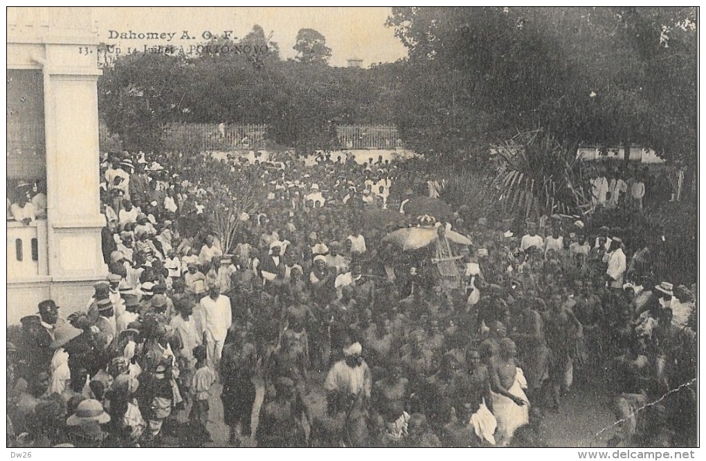 Dahomey A.O.F. - Un 14 Juillet à Porto-Novo - Collection Géo Wolber - Carte Non Circulée - Dahome