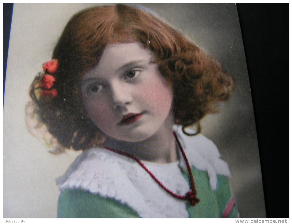 ==  Schönes Mädchen Motiv, Mädchen, Portrait, Fillet, Girl, Child   1918 - Abbildungen