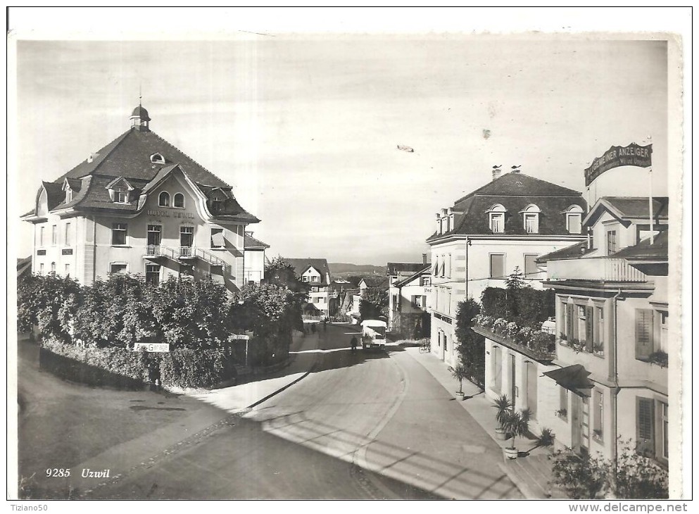 UZWIL,.PANORAMA,VIAGGIATA ,1948.FG.A1794 - Uzwil