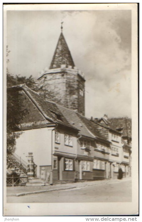 Deutschland - Postcard Circulated In 1957 - Mühlhausen - Rabenturm - 2/scans - Muehlhausen