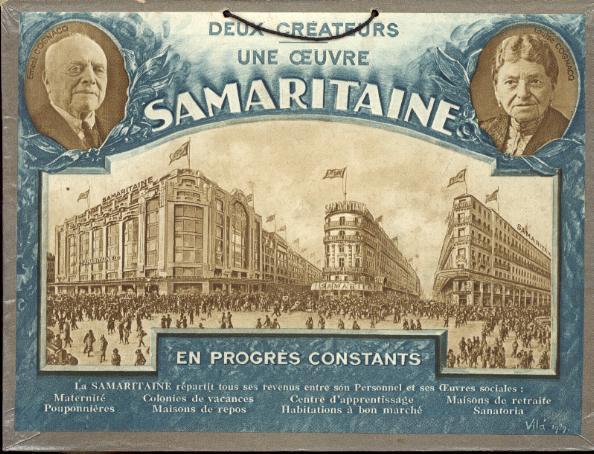 Publicité Cartonnée "SAMARITAINE." - Paperboard Signs