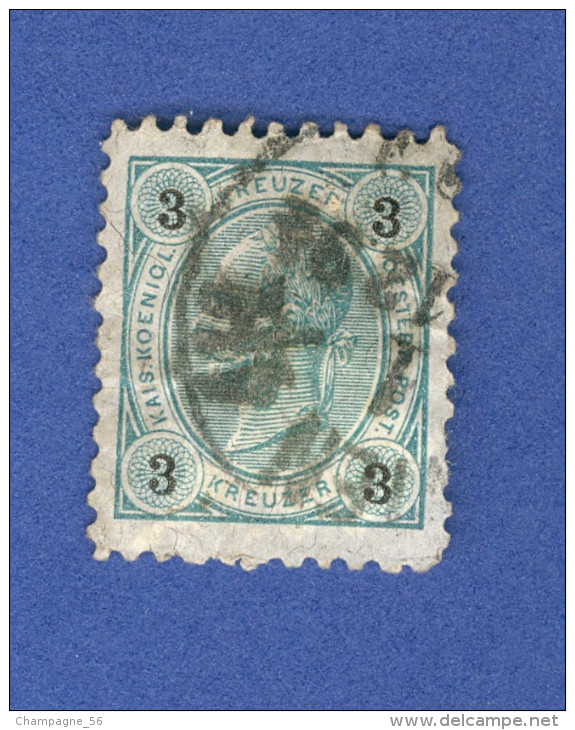 1890 - 96  N° 48  CHIFFRES NOIRS DENTELÉ 10  1/4  DOS CHARNIÈRE  OBLITÉRÉ - Variétés & Curiosités