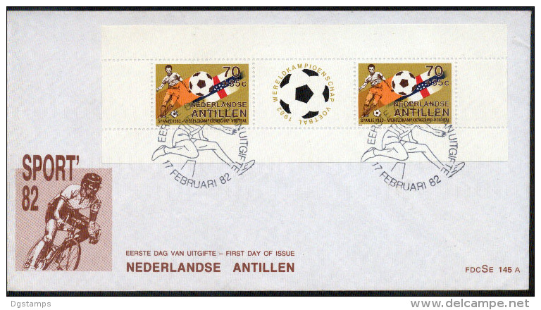 Antillas Holandesas 1982 YT BF 19. FDC Campeonato Mundial España ´82. See Desc. - Antille