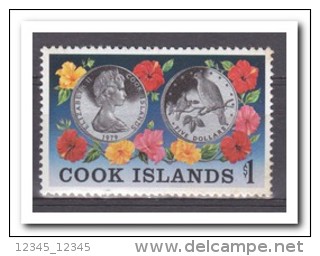 Cook Islands 1979, Postfris MNH, Flowers, Coins - Cook