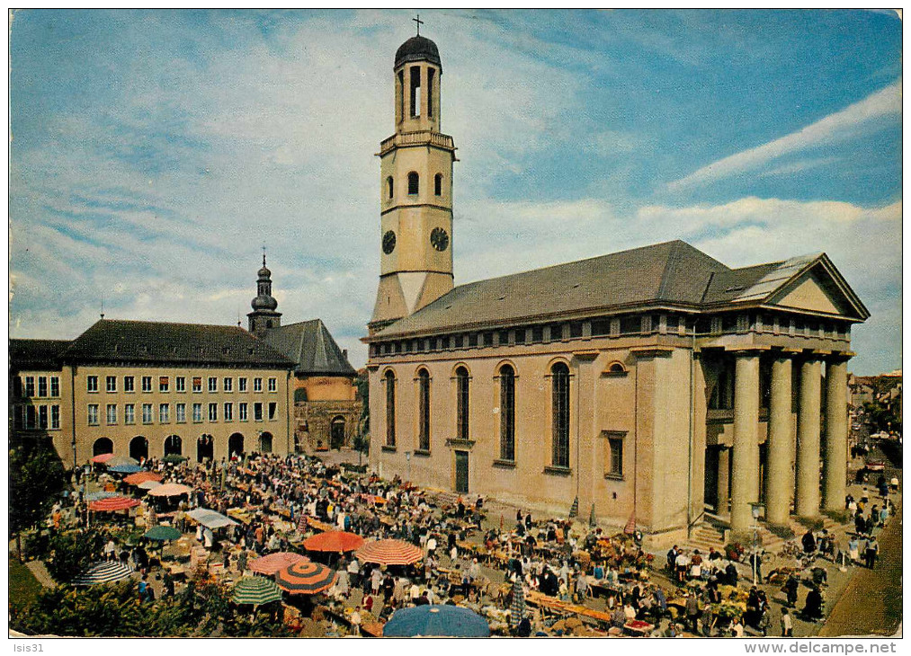 Allemagne - Germany - Rhénanie Palatinat - Frankenthal - Pfalz - Kornmarkt - Semi Moderne Grand Format - état - Frankenthal