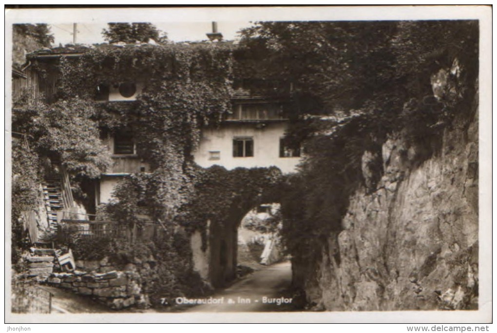 Deutschland - Postcard Circulated In 1936 - Oberaudorf Am Inn - Burgtor - 2/scans - Rosenheim