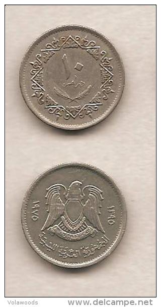 Libia - Moneta Circolata Da 10 Dirhams - 1975 - Libya