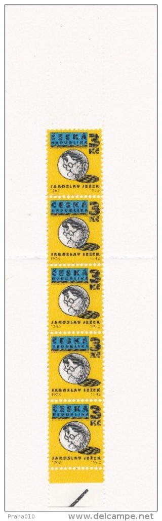 Czech rep. / Stamps booklet (1995) 0067-0069 ZS 1 (4 pcs.) Jiri Voskovec & Jan Verich & Jaroslav Jezek (J3799)