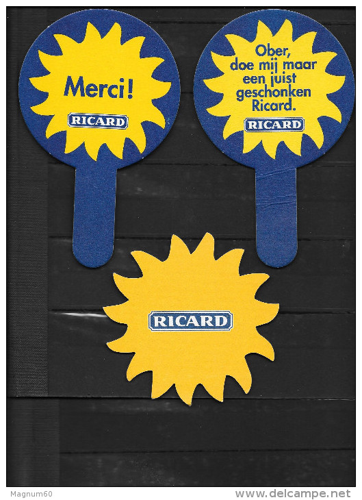 LOT DE 9 SOUS-BOCKS  RICARD - Sous-bocks