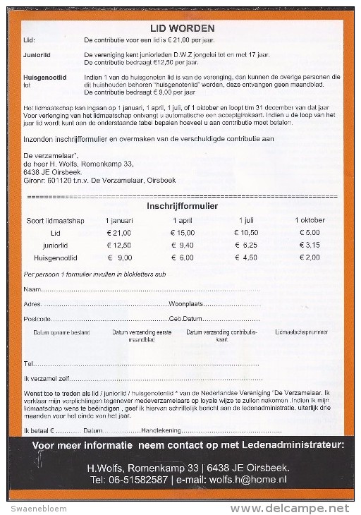 NL.- Tijdschrift - De Verzamelaar Nummerr 8 / Jaargang 62. 15 September 2012 - 15 Oktober 2012 - Andere & Zonder Classificatie