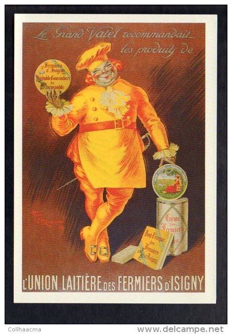 PUBLICITE - Reproduction Affiche  Ancienne  - L'Union Laitière Des Fermiers D'Isigny / Fromagerie - Werbepostkarten