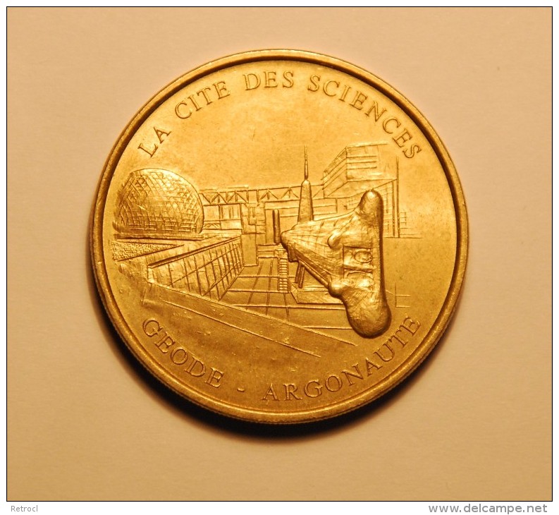 1998 Monnaie De Paris - La Cite Des Sciences  Geode - Argonaute - Non-datés