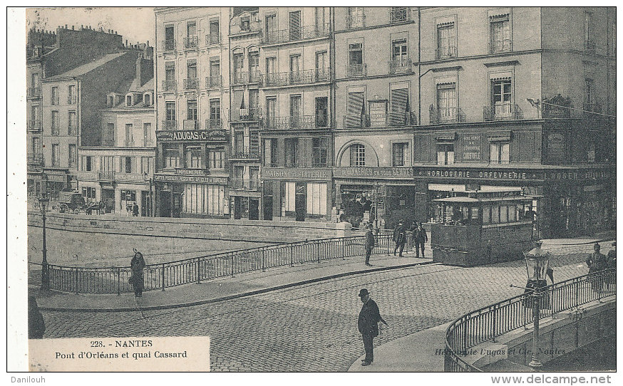 44 // NANTES   Pont D'orléancs Et Quai Cassard - Nantes