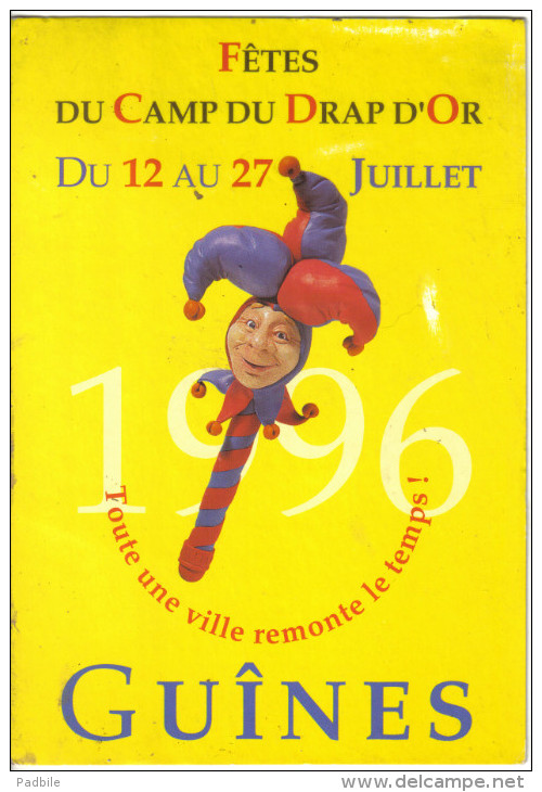 Carte Postale 59.  Guînes  Fêtes Du Camp Du Drap D'Or  Trés Beau Plan - Guines