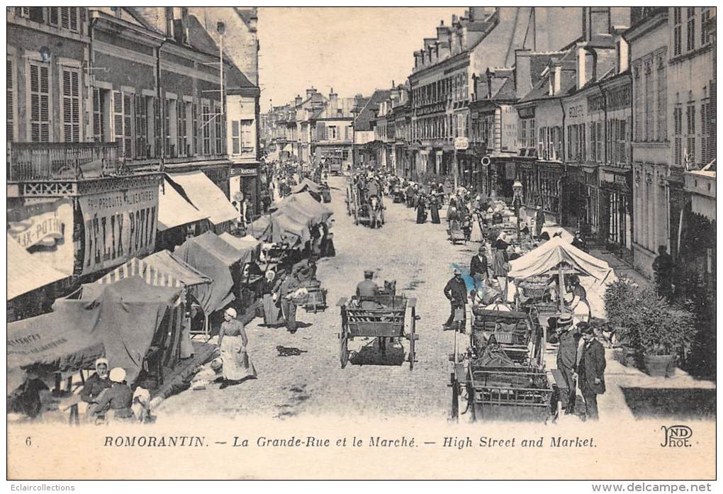 Romorentin    41     Jour De Marché - Romorantin