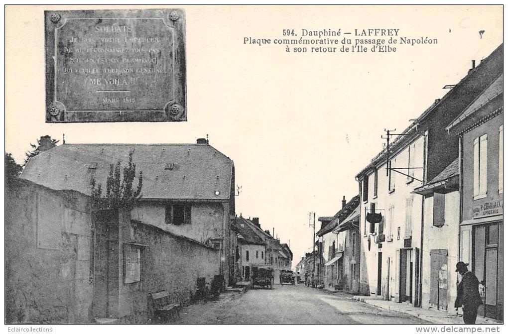 Laffrey   38   Plaque Commémorative Du Passage De Napoléon 1er - Sonstige & Ohne Zuordnung