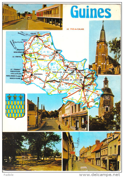 Carte Postale 59.  Guînes Département Du Pas-de-Calais Trés Beau Plan - Guines