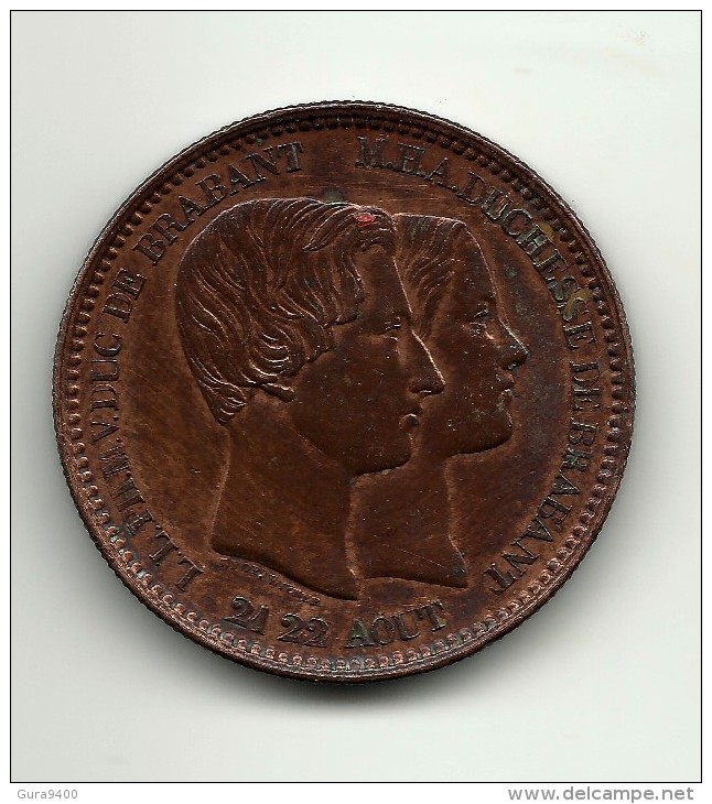 België 1853 10 Cent By Leopold Wiener - 10 Cent