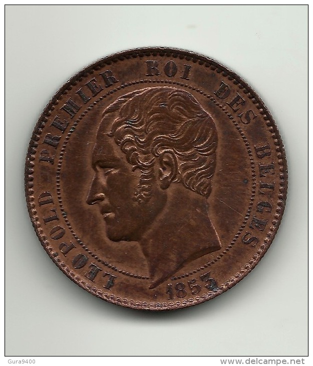 België 1853 10 Cent By Leopold Wiener - 10 Cents