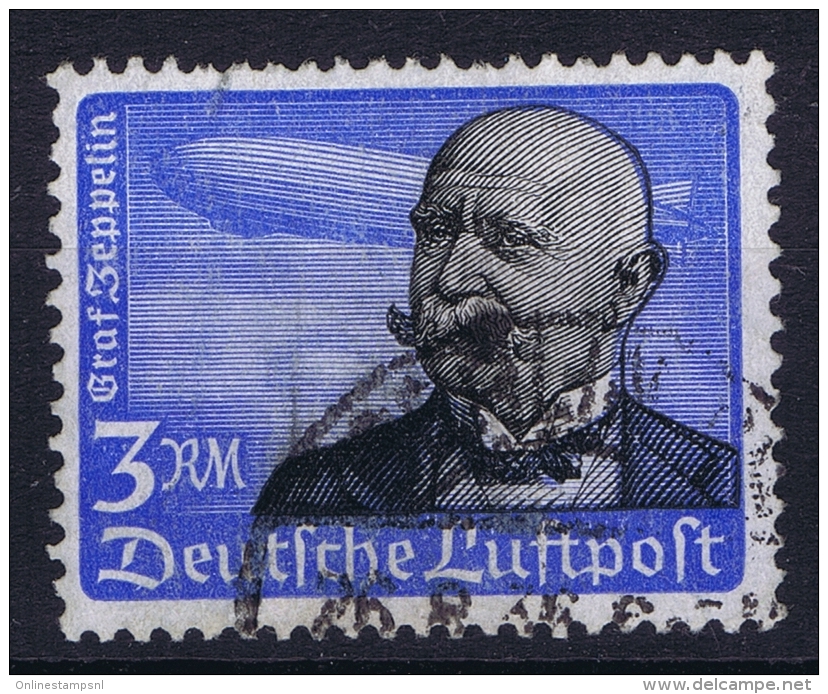 Germany: 1934Mi Nr 539  Used - Luft- Und Zeppelinpost