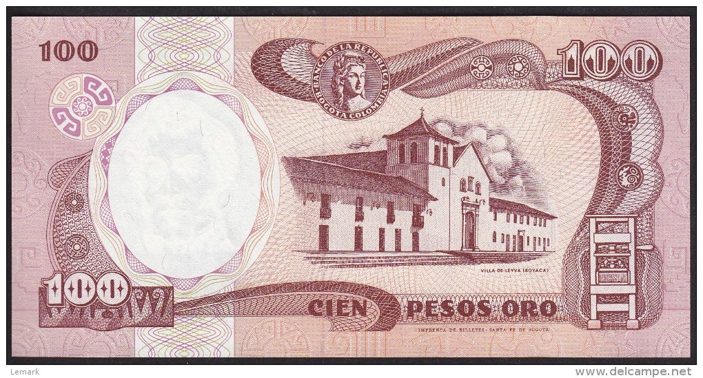 Colombia 100 Pesos Oro 1991 P426A UNC - Colombia