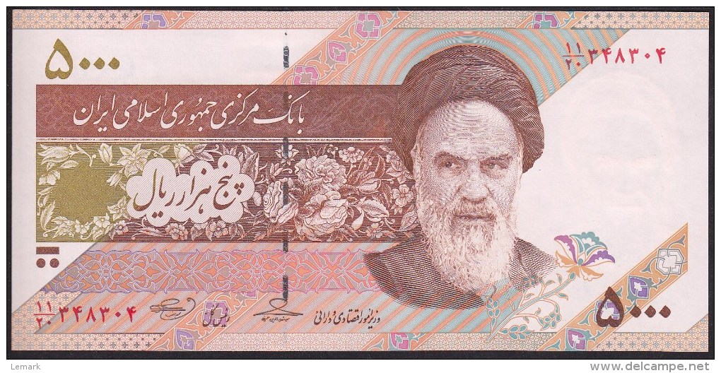 Iran 5000 Rials 2013 P152 UNC - Iran