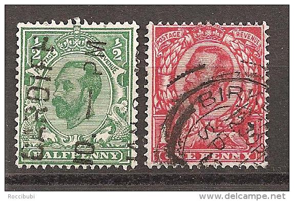 Grossbritannien 1911/1912 - Michel 121/122 O - Altri & Non Classificati