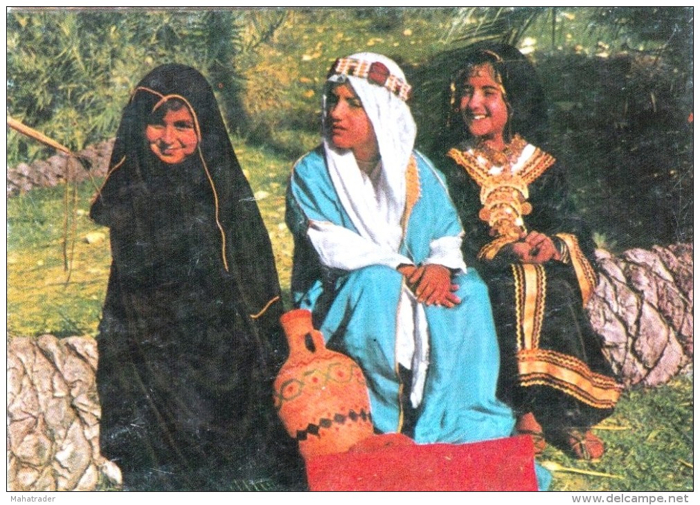 Syria Syrie - Arabian Little Girls Boy Children In Ethnic Costumes - Asien